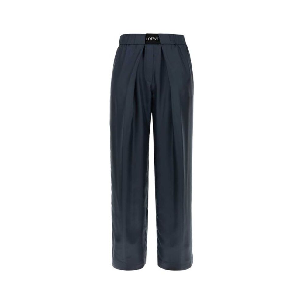 Loewe Women Graphite Silk Pant